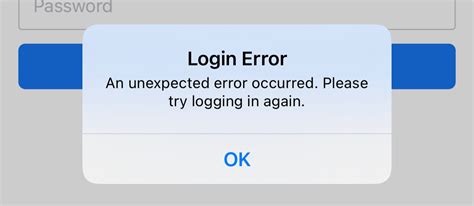 cant log in